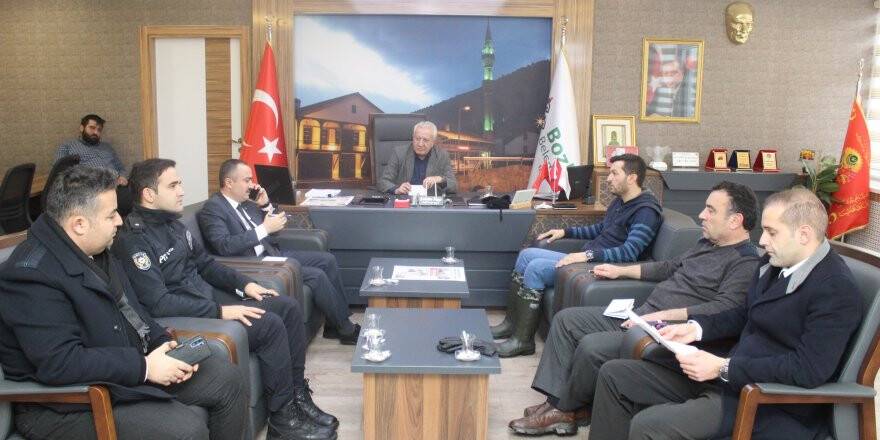 Bozkır’da kriz masası oluşturuldu