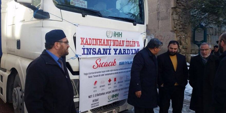 Kadınhanı’ndan İdlib’e yardım