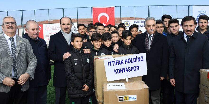 Amatörlere malzeme yardımı