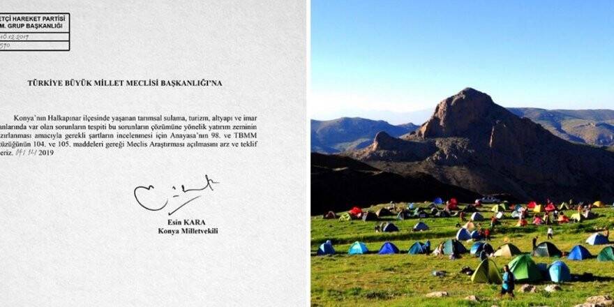 Halkapınar’ın sorunları meclise taşındı