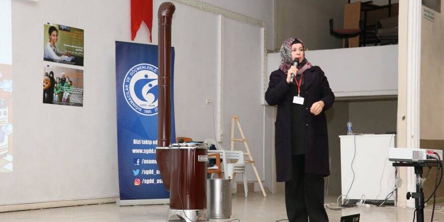 Beyşehir'de Mültecilere Soba Kurulumu Ve Kullanma Eğitimi