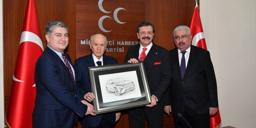 Togg Heyeti, Mhp Genel Başkanı Bahçeli'yi Ziyaret Etti