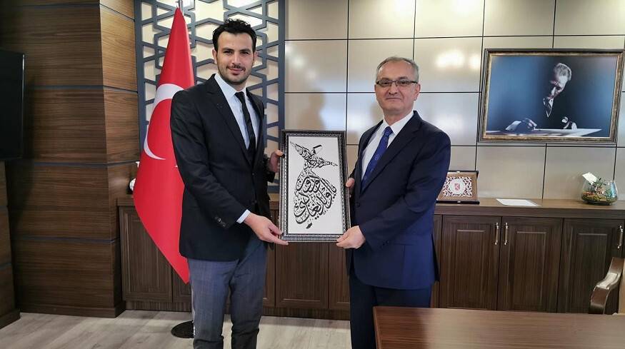 Konya Ülkü Ocaklarından Rektör Özçelik’e ziyaret