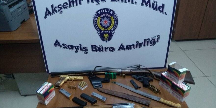 Operasyon düzenlenen galeri cephaneliği aratmadı