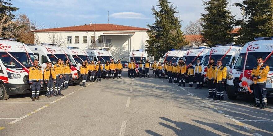 Sağlık Bakanlığı’ndan Konya’ya 9 yeni ambulans