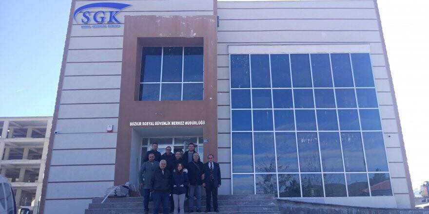 Bozkır Sosyal Güvenlik Merkez Müdürlüğü Hizmet Binası Geçici Kabulü Yapıldı
