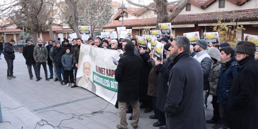 Konya İHH’dan ‘Umut Cuması’ protestosu