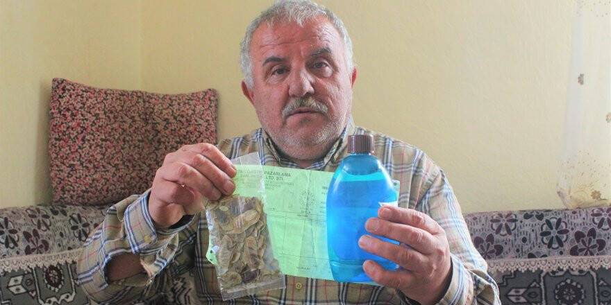 Kutudan telefon yerine yaprak ve solüsyon çıktı