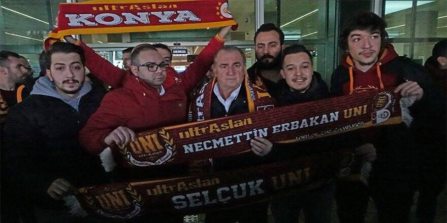 Galatasaray Kafilesi Konya'ya Geldi