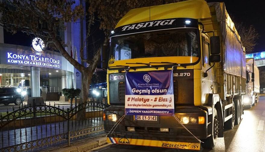 KTO’dan deprem bölgesine yardım tırı