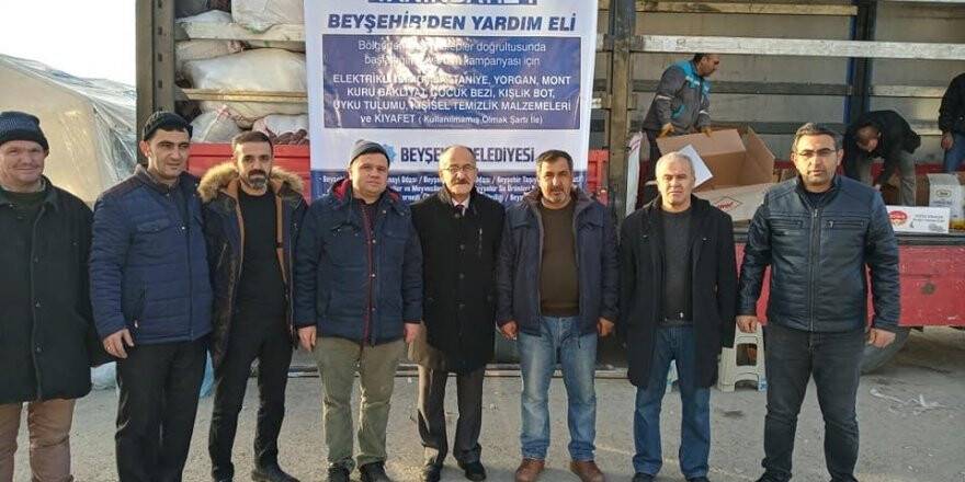 Beyşehir'den Deprem Bölgesine Yardım Seferberliği