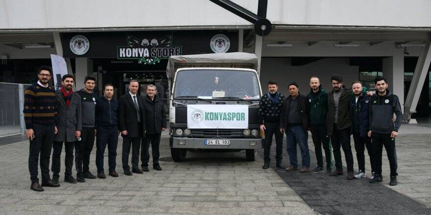 Konyaspor’un yardımları Elazığ’a gönderildi