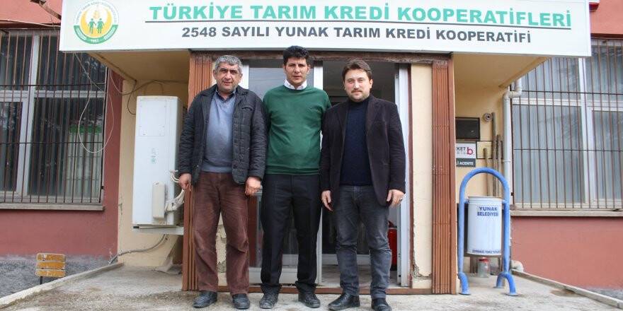 Yunak Tarım Kredi Kooperatifi Müdürü Sarı   GÖREVİNE BAŞLADI