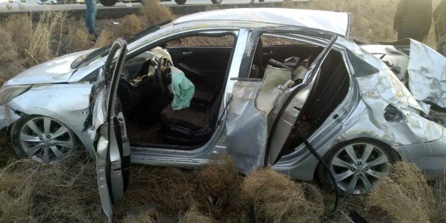 Konya'da otomobil takla attı: 8 yaralı