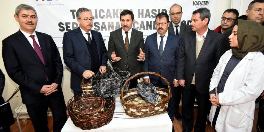 HASIR VE SEPET SANATI KARATAY’DA YENİDEN CANLANDI