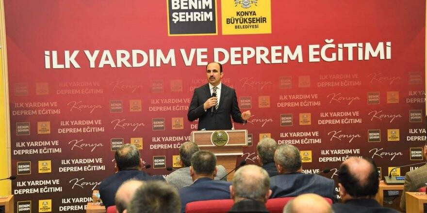 Başkan Altay: “Afet ve deprem için her zaman hazırlıklı olmalıyız”