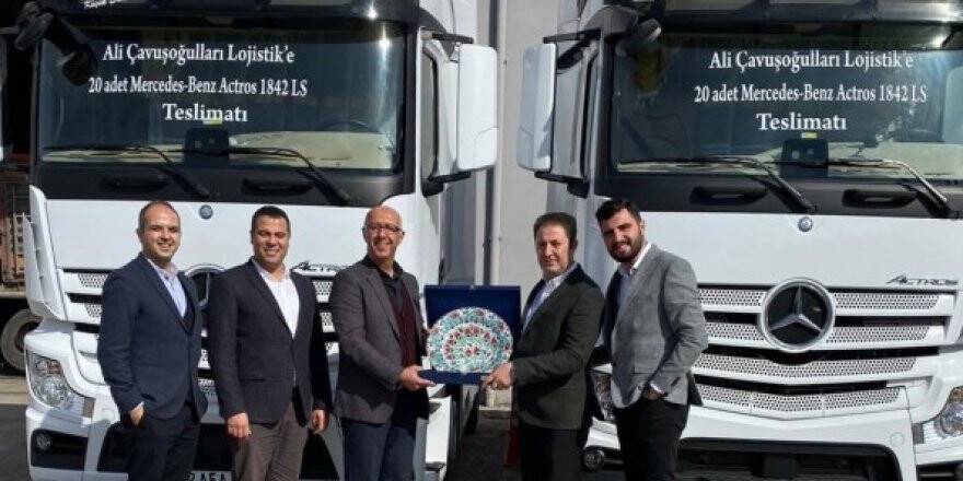 Mercedes-Benz Türk, Ali Çavuşoğulları Lojistik’e 20 adet Actros 1842 LS teslim etti