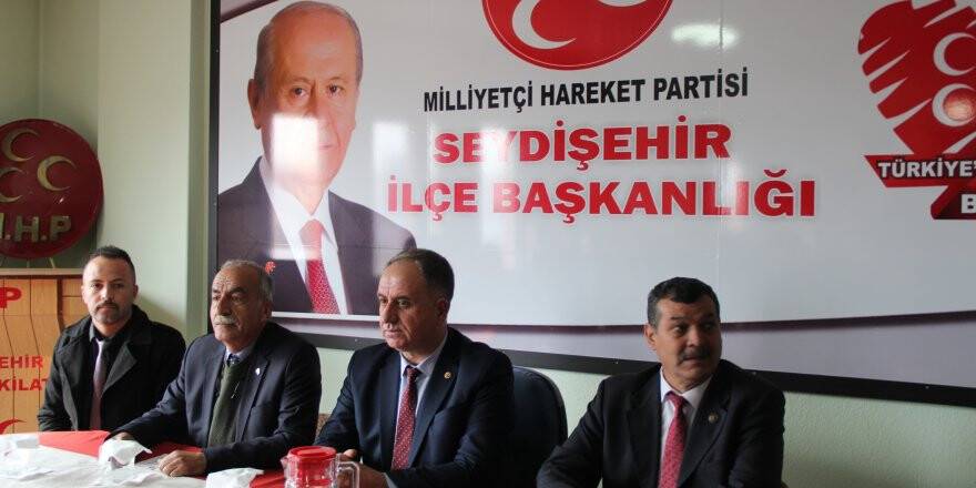 Mhp İl Yönetiminden Seydişehir'e Ziyaret