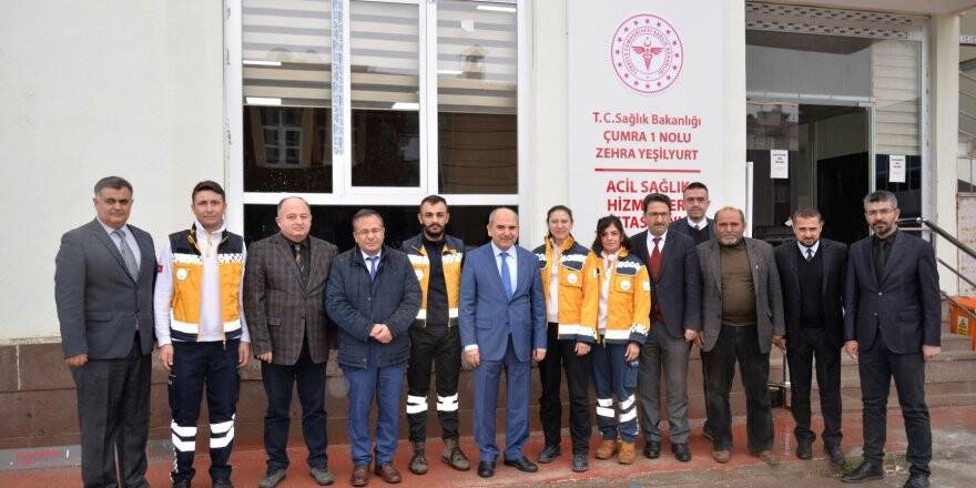 Acil Tıp Teknisyeninin İsmi Çumra'daki 112 Acil Sağlık İstasyonu'nda Yaşatılacak