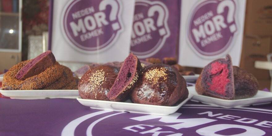 Tok tutan mor ekmek Konya'da tüketiciyle buluştu