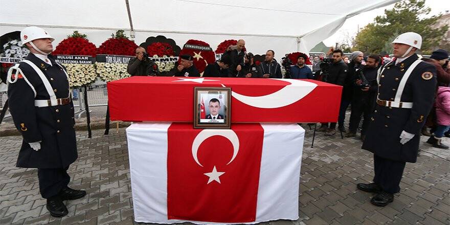 Van'daki Çığ Felaketinde Şehit Olan Uzman Onbaşı Süslü, Son Yolculuğuna Uğurlandı