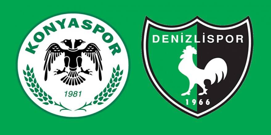 Süper Lig: Konyaspor: 0 - Denizlispor: 0 (İlk yarı)