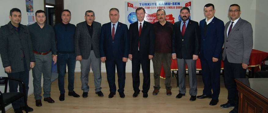 MHP Konya’dan  TÜRK EĞİTİM-SEN’E ZİYARET