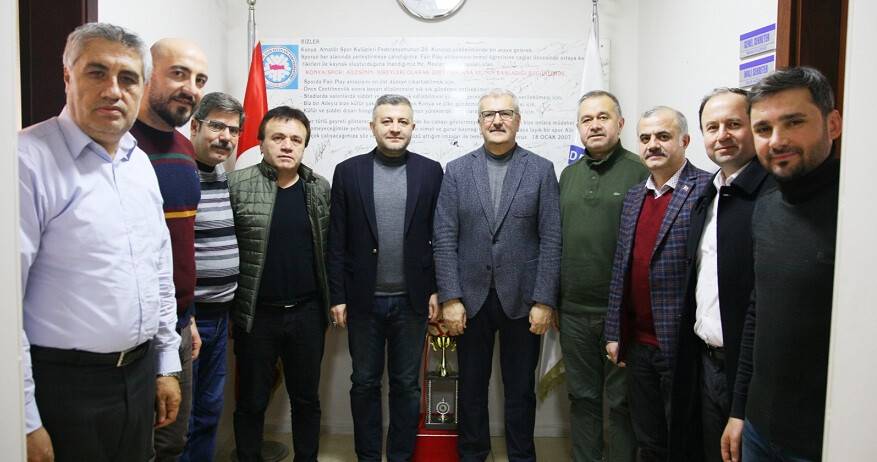 Selçuklu Belediyespor’dan  ASKF’YE ZİYARET
