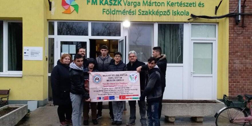 Özel eğitim öğrencileri Avrupa’da staj yapıyor
