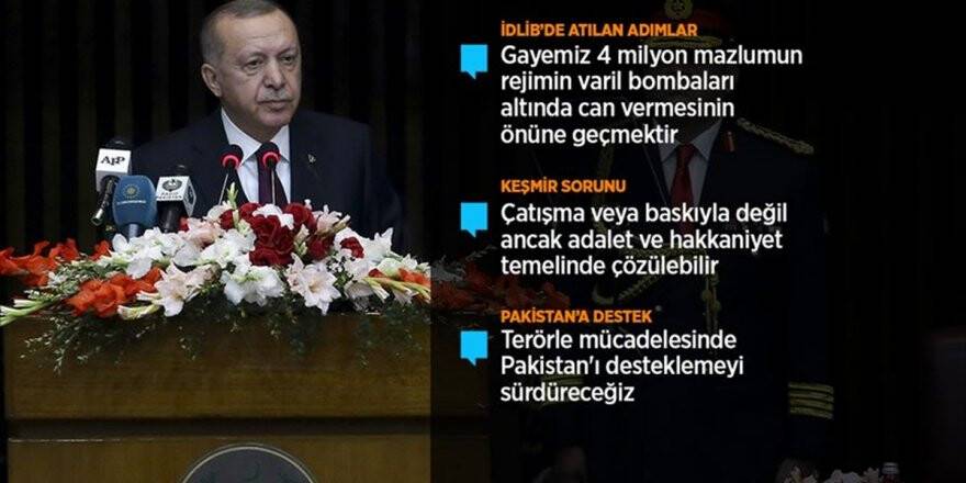 Cumhurbaşkanı Erdoğan: 'Yüzyılın Barış Planı' Diye Yutturulan Plan Bir İşgal Projesidir