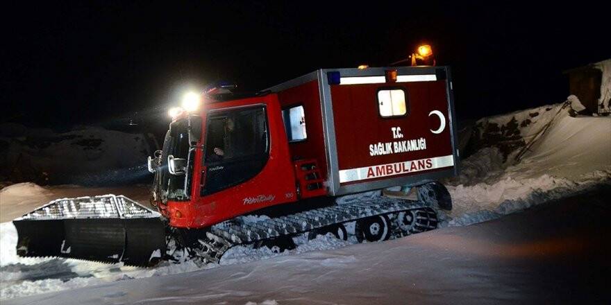 Sıfırın Altında 18 Derecede Hasta Kurtarma Operasyonu