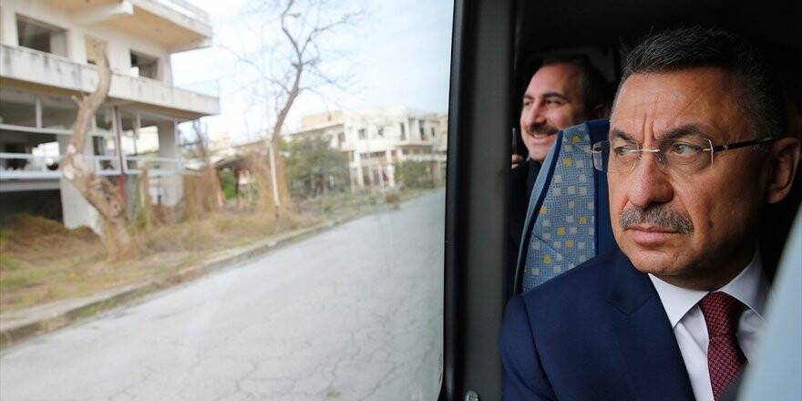 Cumhurbaşkanı Yardımcısı Fuat Oktay, Kapalı Maraş'ı Ziyaret Etti