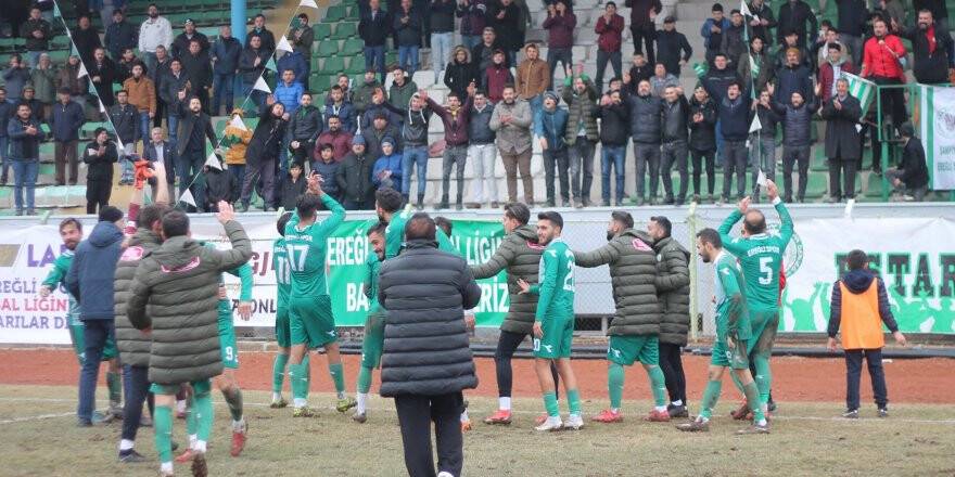 Ereğlispor’da galibiyet sevinci