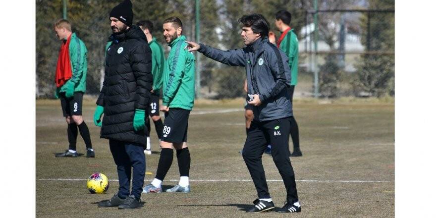 Konyaspor, Kayserispor hazırlıklarını sürdürüyor