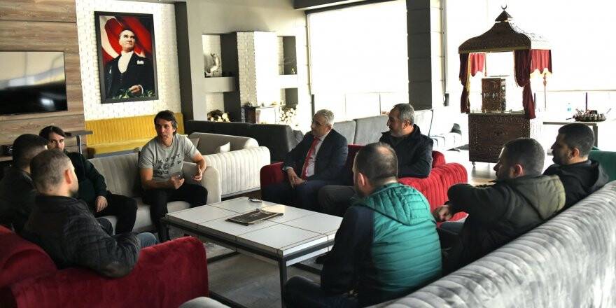 TARAFTARLARDAN MORAL VE DESTEK ZİYARETİ