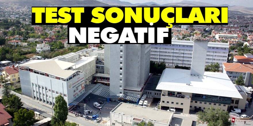 Test sonuçları negatif