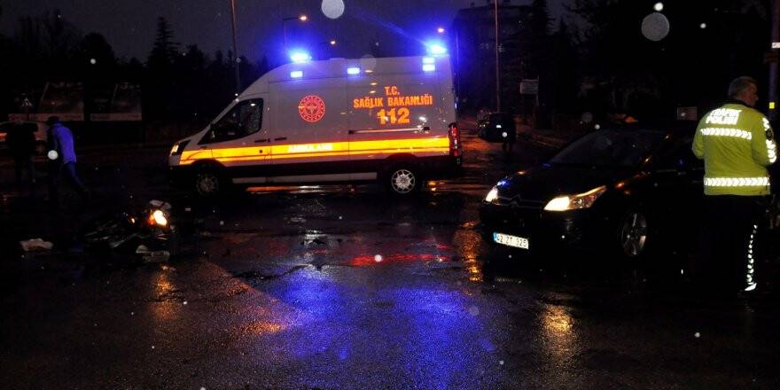 Seydişehir'de Otomobilin Çarptığı Bisikletli Yaralandı