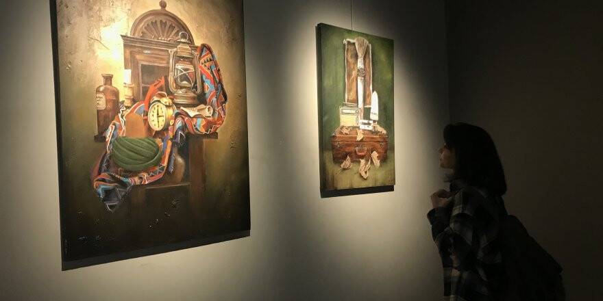 MEDAŞ Sanat Galerisinde öğrencilerden karma resim sergisi