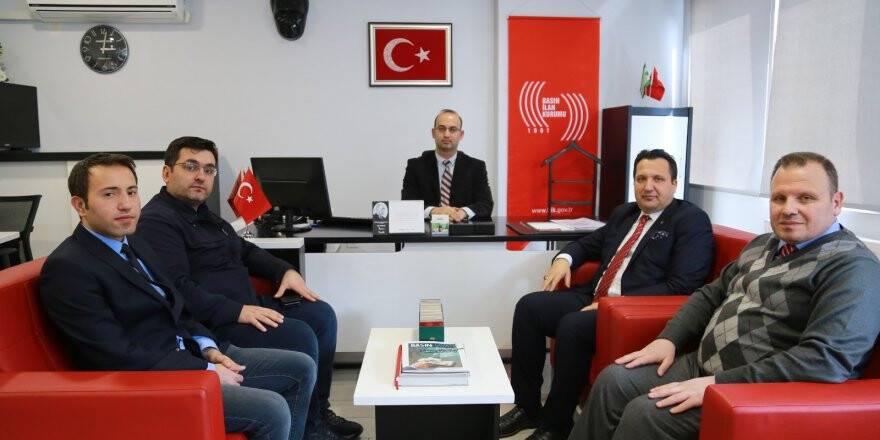 CİB ve TRT’den, BİK Müdürü Mert’e ziyaret