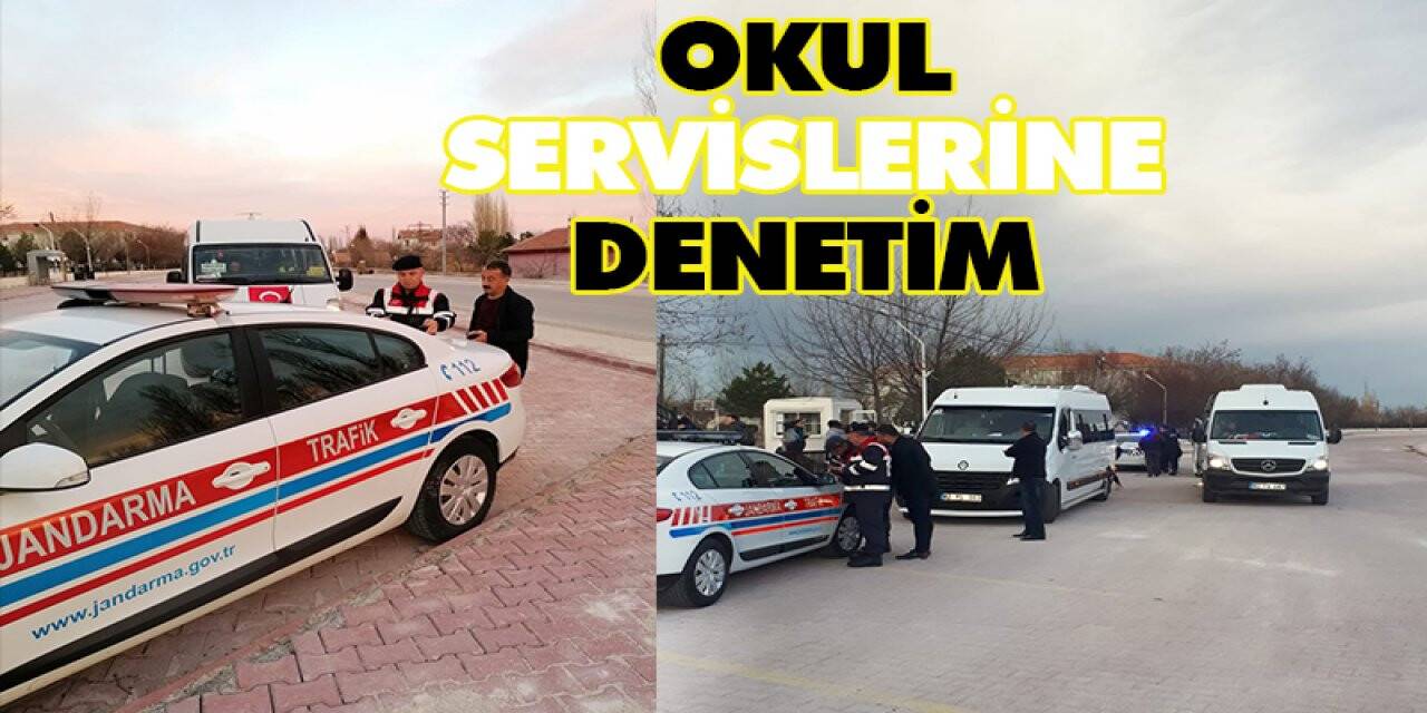 Okul servislerine denetim