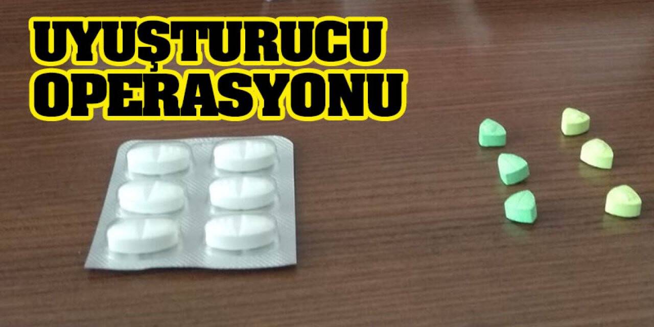Akşehir’de uyuşturucu hap ele geçirildi