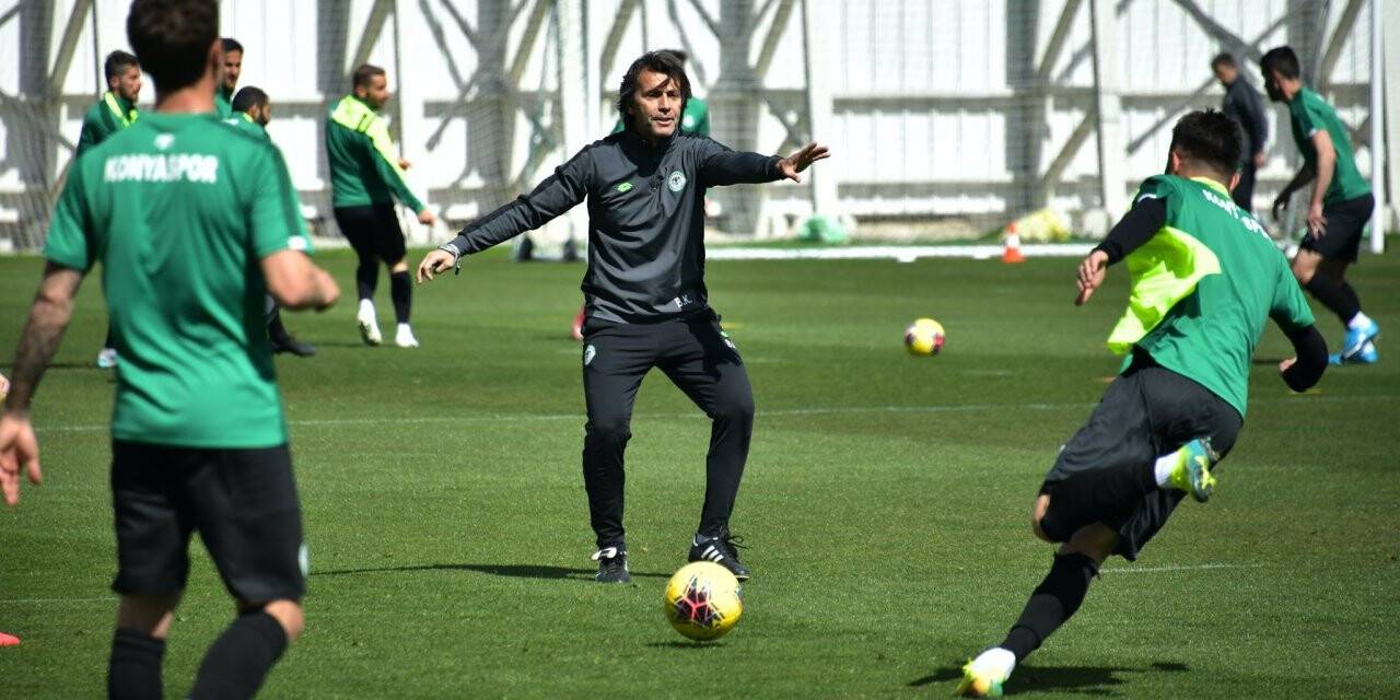 KONYASPOR TAKTİK ÇALIŞTI