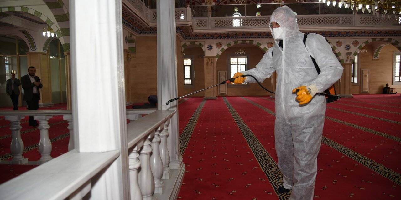 Selçuklu'da dezenfekte çalışmaları sürüyor
