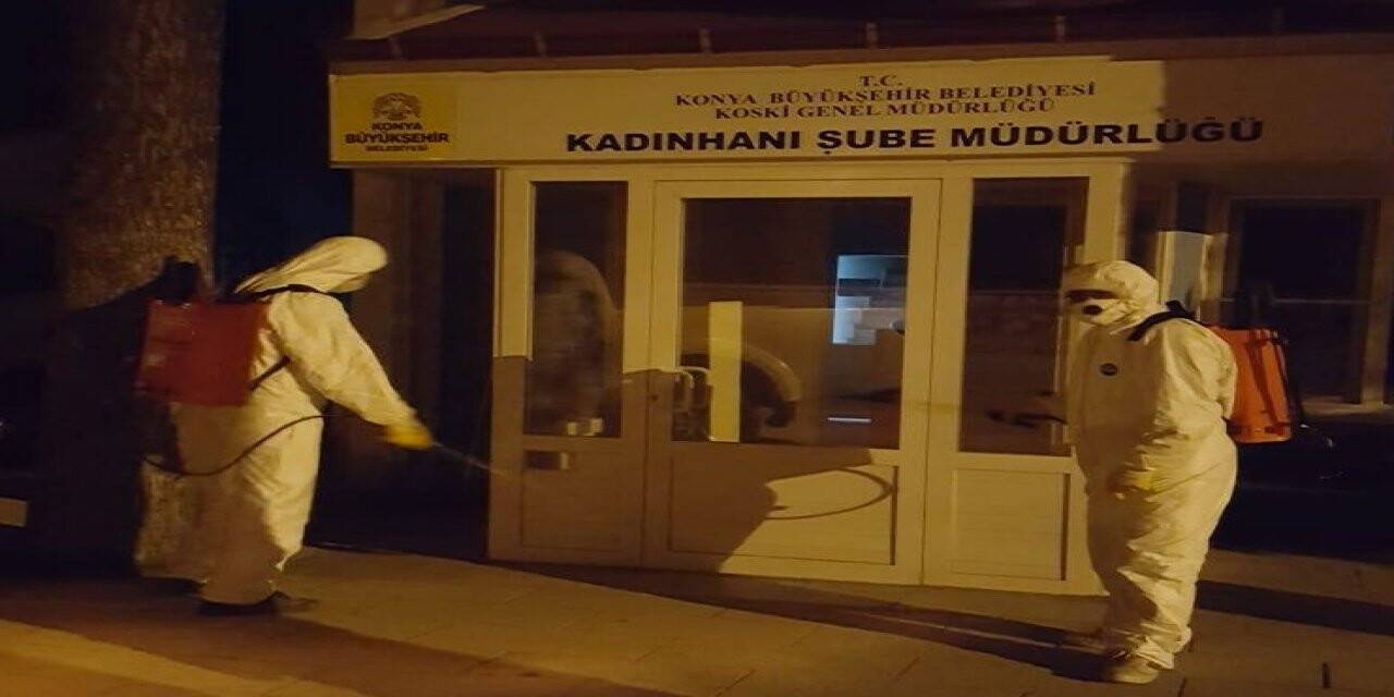 Kadınhanı Belediyesinden Koronavirüs Önlemleri