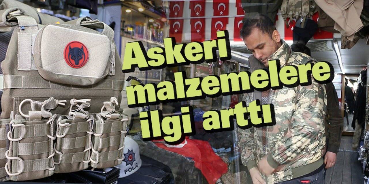 Sınır ötesi harekatlardan sonra askeri malzemelere ilgi arttı