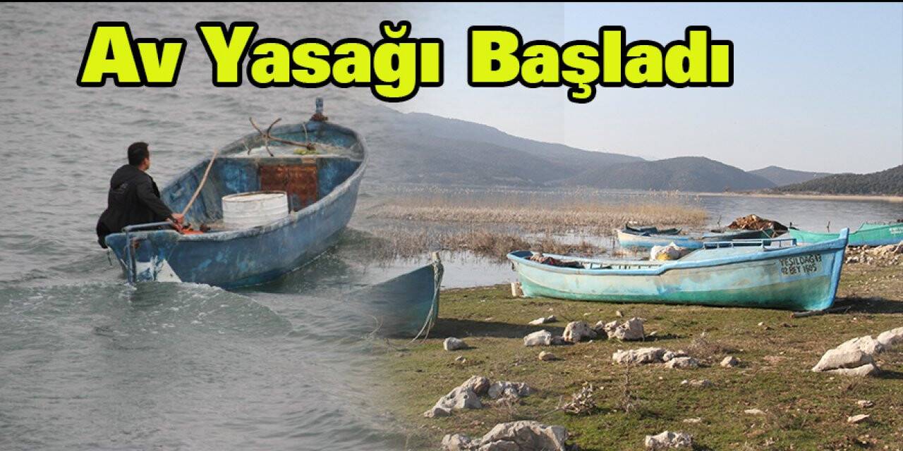 Beyşehir Gölü'nde Avlanma Yasağı Başladı