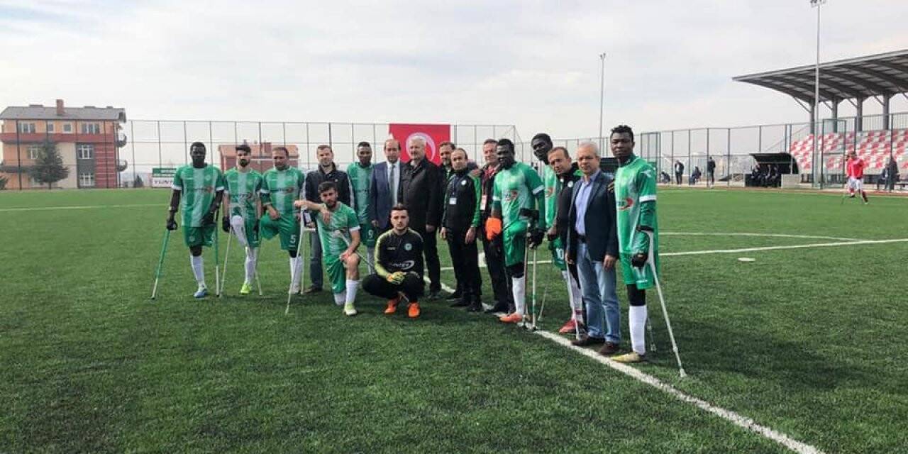 Konya'da Ampute takımlarına saha