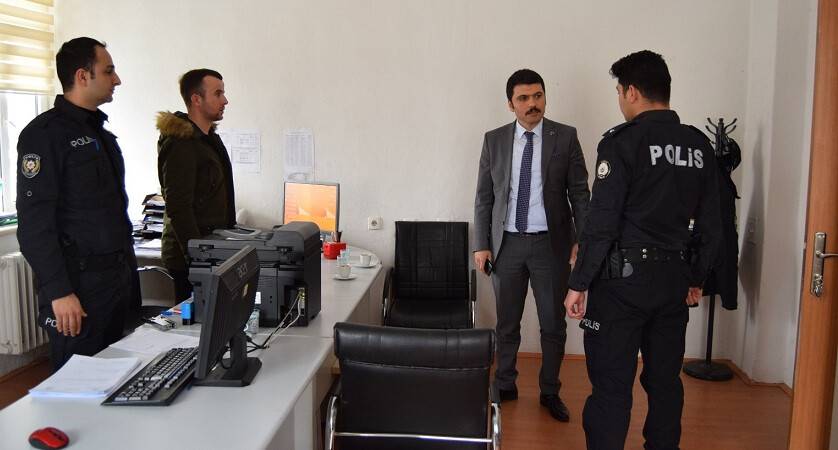 Hadim Kaymakamı Gilan Emniyet Amirliğini denetledi