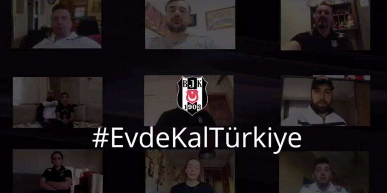 Beşiktaşlı Sporculardan Ve Antalyasporlu Futbolculardan 'evde Kal' Çağrısı