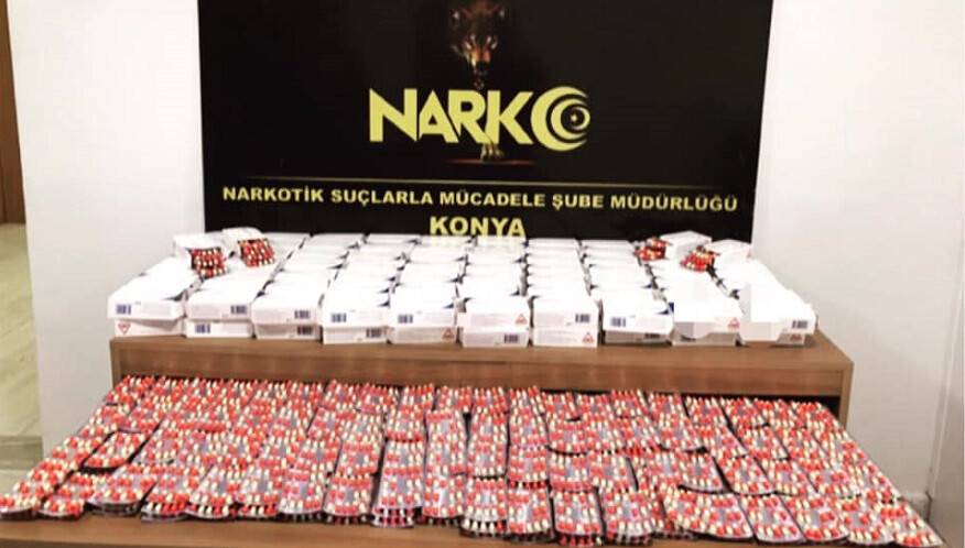 18 bin sentetik ecza maddesi ele geçirildi